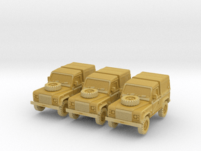 Defender 90 (covered) (x3) 1/285 in Tan Fine Detail Plastic