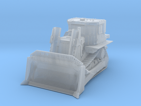 D9 Armored Dozer 1/76 in Clear Ultra Fine Detail Plastic