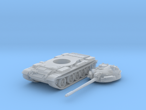 1/120 (TT) Russian T-55M1 Main Battle Tank in Clear Ultra Fine Detail Plastic