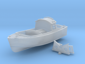 1/72 Royal Navy 16ft Fast Motor Boat in Clear Ultra Fine Detail Plastic