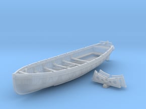 1/200 Scale Royal Navy 32ft Cutter x1 in Clear Ultra Fine Detail Plastic