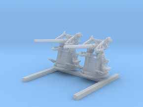 1/192 12-pdr 3"/45 (76.2 cm) 20cwt Guns x2 in Clear Ultra Fine Detail Plastic