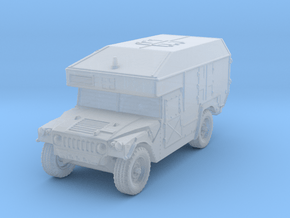 Humvee Ambulance 1/100 in Clear Ultra Fine Detail Plastic