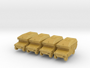 Humvee Ambulance (x4) 1/350 in Tan Fine Detail Plastic