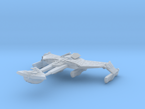 Klingon Battleship II in Clear Ultra Fine Detail Plastic