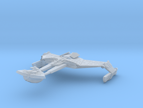Klingon Battleship III in Clear Ultra Fine Detail Plastic
