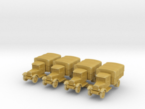 Zis-5 (covered) (x4) 1/350 in Tan Fine Detail Plastic
