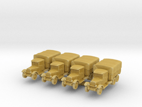 Zis-6 (covered) (x4) 1/350 in Tan Fine Detail Plastic