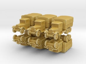 Zis-6 (covered) (x6) 1/400 in Tan Fine Detail Plastic