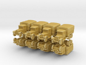 Zis-6 (covered) (x8) 1/500 in Tan Fine Detail Plastic