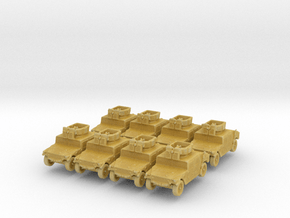 Humvee MG Turret (x8) 1/500 in Tan Fine Detail Plastic