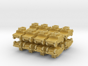 Humvee MG Turret (x16) 1/700 in Tan Fine Detail Plastic