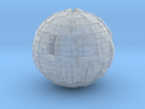 Borg Sphere in Clear Ultra Fine Detail Plastic