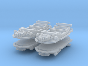 Schwimmwagen waterline (x4) 1/220 in Clear Ultra Fine Detail Plastic