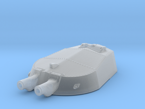 1/350 HMS Tiger Replacement A Turret x1 in Clear Ultra Fine Detail Plastic