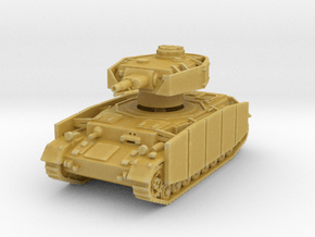 Panzer IV F1 Schurzen 1/100 in Tan Fine Detail Plastic
