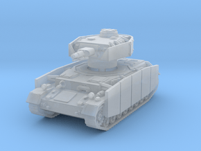 Panzer IV F1 Schurzen 1/100 in Clear Ultra Fine Detail Plastic