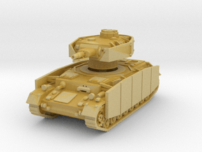 Panzer IV F1 Schurzen 1/72 in Tan Fine Detail Plastic