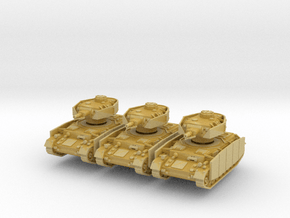 Panzer IV F1 Schurzen (x3) 1/200 in Tan Fine Detail Plastic