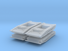 LVT-2 waterline (x4) 1/285 in Clear Ultra Fine Detail Plastic