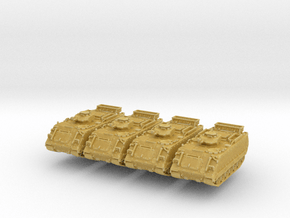 M113AS4 APC (x4) 1/350 in Tan Fine Detail Plastic