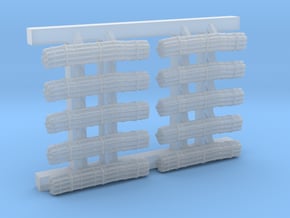 1/350 Royal Navy Flota Nets x10 in Clear Ultra Fine Detail Plastic