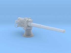 1/72 British 4"/50 (10.2 cm) BL Mark VII Gun x1 in Clear Ultra Fine Detail Plastic