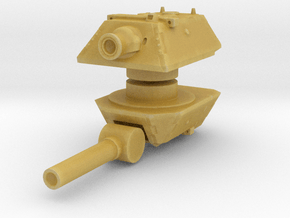 E-100 38cm, 42cm Turrets (x2) 1/144 in Tan Fine Detail Plastic