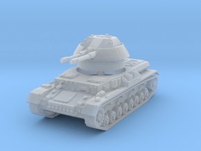 Flakpanzer IV Kugelblitz 1/100 in Clear Ultra Fine Detail Plastic