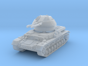 Flakpanzer IV Kugelblitz 1/120 in Clear Ultra Fine Detail Plastic