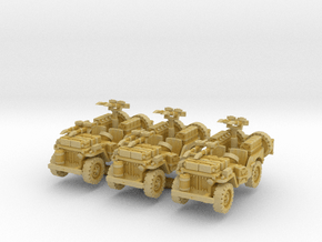 SAS Jeep Desert (x3) 1/285 in Tan Fine Detail Plastic