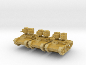 T 26 A Tank (x3) 1/220 in Tan Fine Detail Plastic