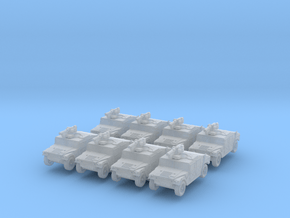 Humvee TOW M966 (x8) 1/400 in Clear Ultra Fine Detail Plastic