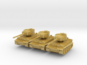 Tiger I mid (x3) 1/220 in Tan Fine Detail Plastic