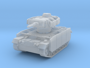 Panzer III J (Schurzen) 1/87 in Clear Ultra Fine Detail Plastic