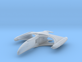 Romulan V32 WarBird  Destroyer in Clear Ultra Fine Detail Plastic