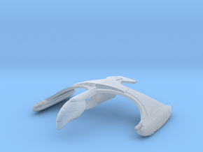 Romulan V34 WarBird  Destroyer in Clear Ultra Fine Detail Plastic