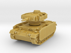 Panzer III J (Schurzen) 1/120 in Tan Fine Detail Plastic