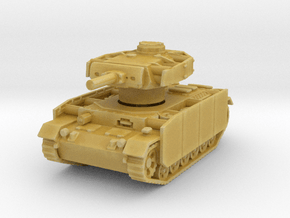 Panzer III J (Schurzen) 1/285 in Tan Fine Detail Plastic