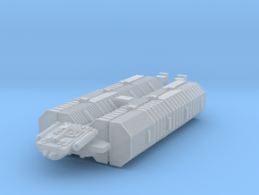 BSG Geminon Freighter Small 1.2" long in Clear Ultra Fine Detail Plastic