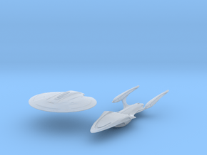 Sohunt Class  BattleShip  In Separation in Clear Ultra Fine Detail Plastic