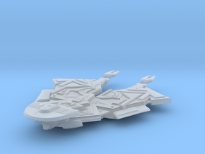 Cardassian Kunvak Class Battleship in Clear Ultra Fine Detail Plastic