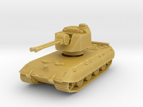 Flakpanzer E-100 55mm 1/120 in Tan Fine Detail Plastic