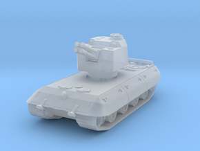 Flakpanzer E-100 37mm 1/200 in Clear Ultra Fine Detail Plastic