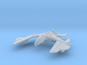Romulan GunHawk Class  B WarCruiser in Clear Ultra Fine Detail Plastic