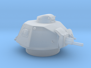 1/87 (HO) French APX1 Turret 47mm SA34 Gun in Clear Ultra Fine Detail Plastic