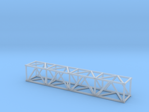 8' 16"sq Box Truss 1:48 in Clear Ultra Fine Detail Plastic