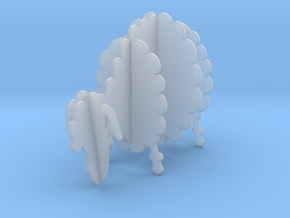Wooden Sheep A 1:48 in Clear Ultra Fine Detail Plastic