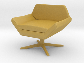 1:48 Sly Lounge Chair in Tan Fine Detail Plastic