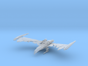 Romulan Winged Defender Class  VI WarBird in Clear Ultra Fine Detail Plastic